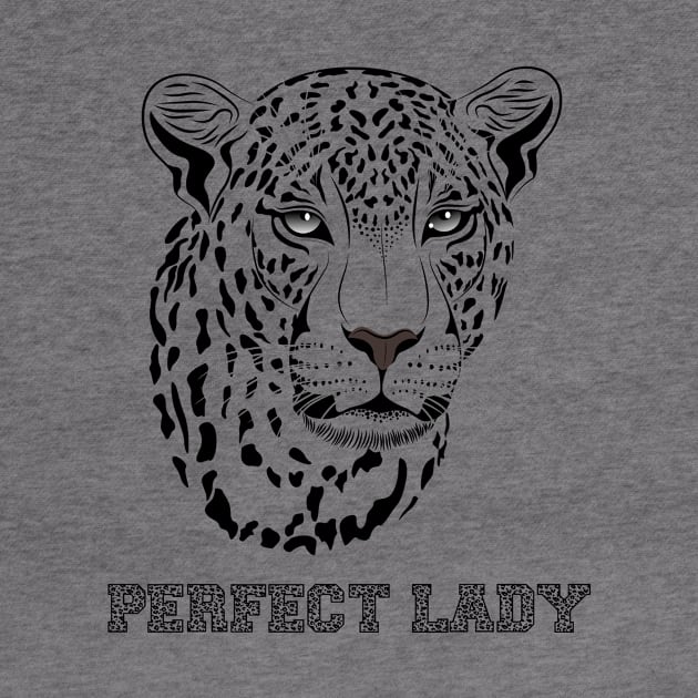 Funny T-Shirt Leopard Perfect Lady by SparkStyleStore